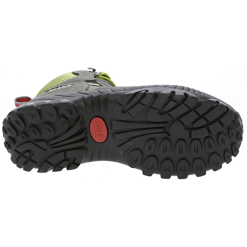 Olang Scarponcino Trekking per Bambini Grigio Asfalto Idrorepellente e Suola InVibram