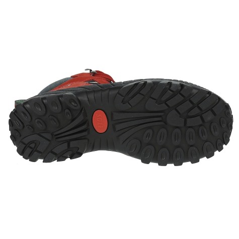 Olang Scarponcino Trekking per Bambini Rosso Idrorepellente e Suola InVibram