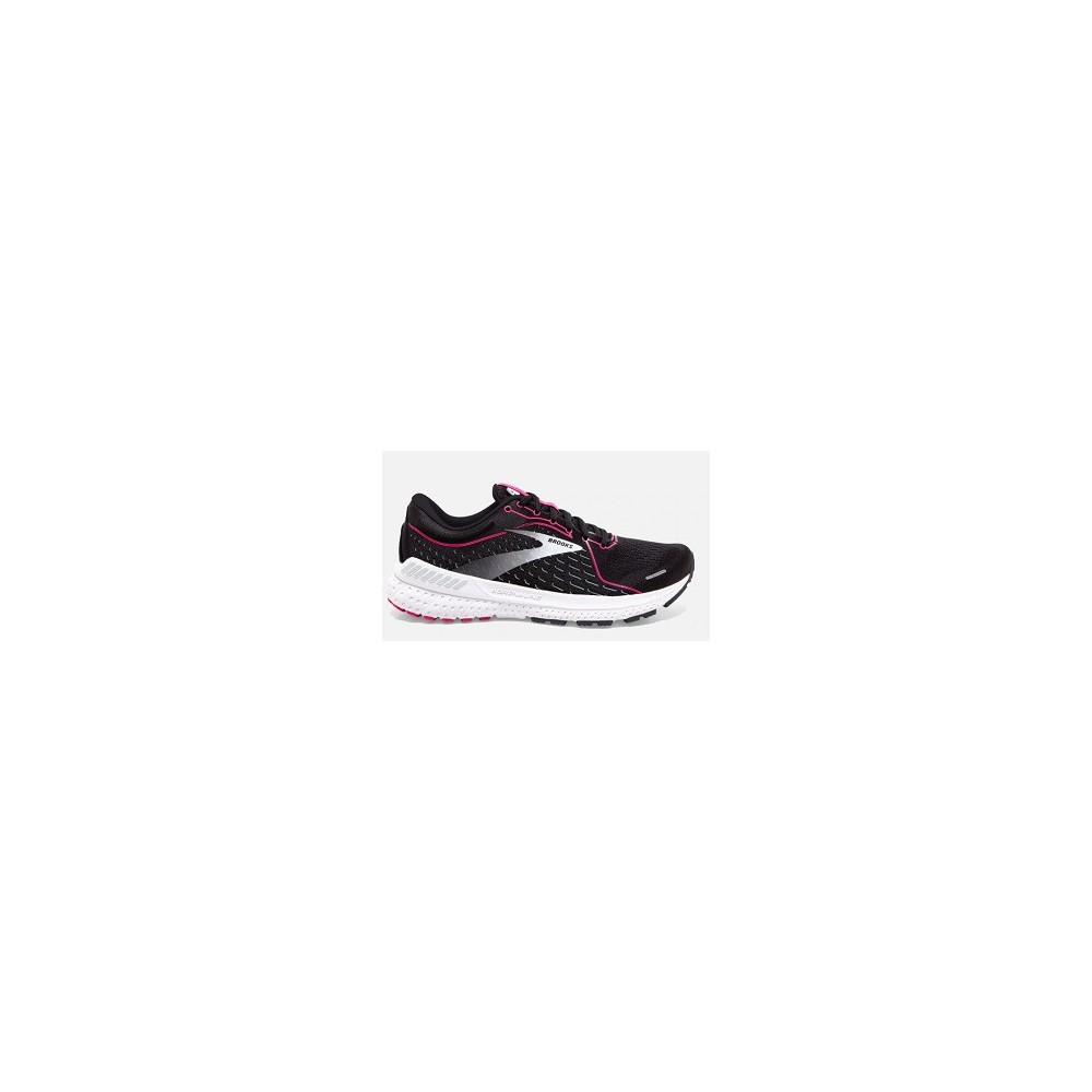 Brooks adrenaline GT21 Per transizioni tallone-punta ancora più fluide, l’intera intersuola è ammortizzata con tecnologia DNA LO