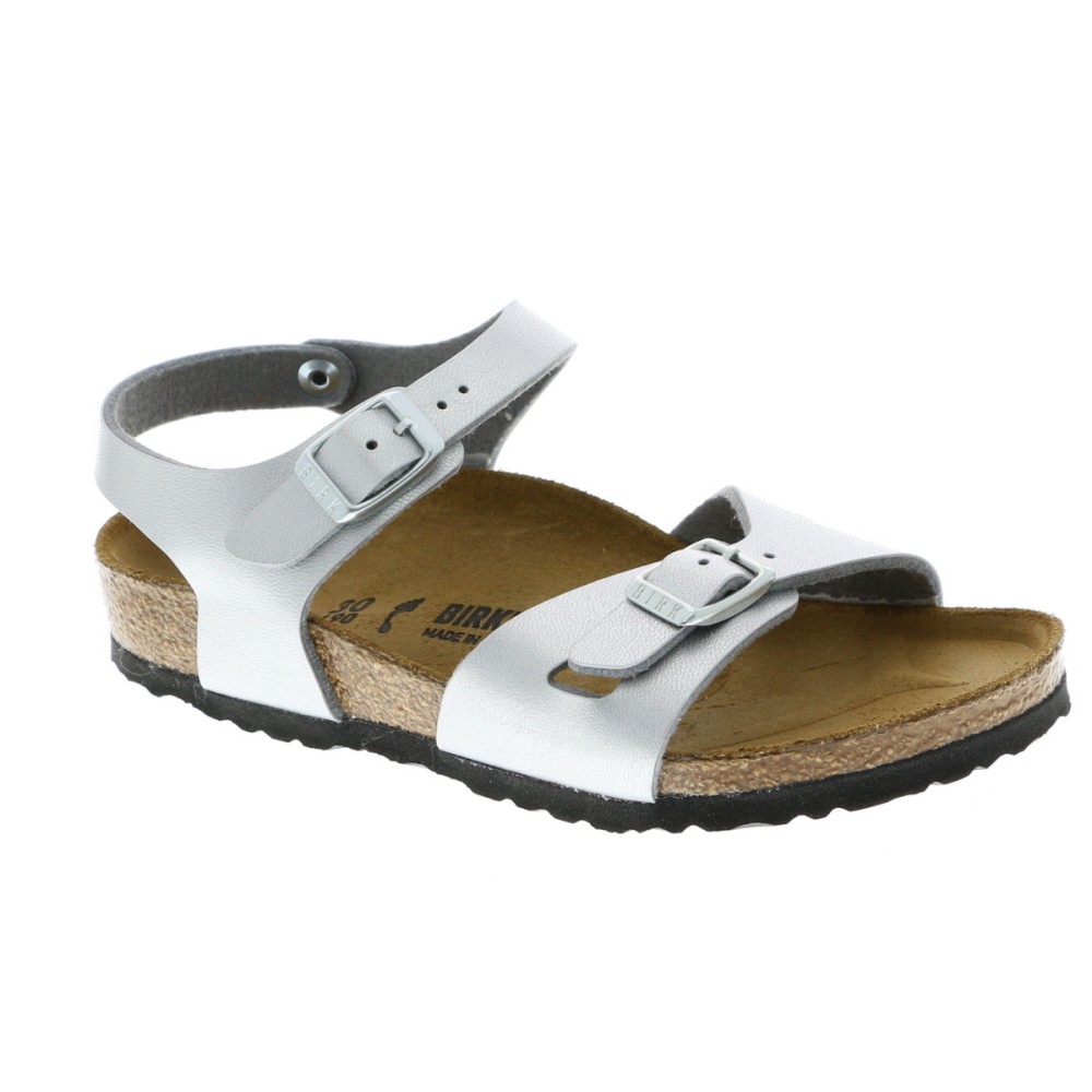 BIRKENSTOCK RIO KIDS SILVER