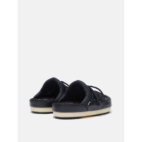 MOON BOOT MULES NYLON BLACK