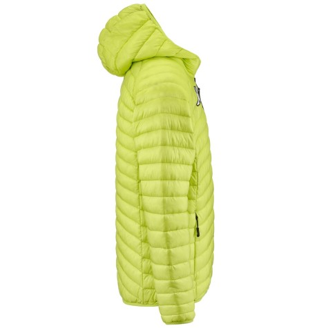 KAPPA 6CENTO 660 PIUMINO LIME UOMO
