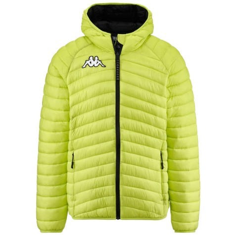 KAPPA 6CENTO 660 PIUMINO LIME UOMO