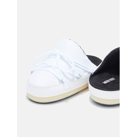 MOON BOOT MULES NYLON BIANCO