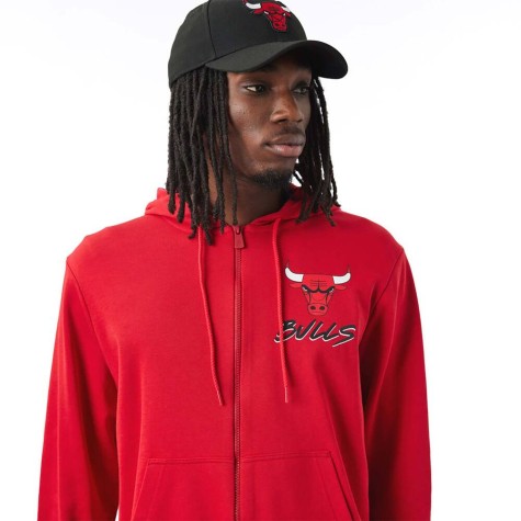 NEW ERA FELPA ZIP CHICAGO BULLS