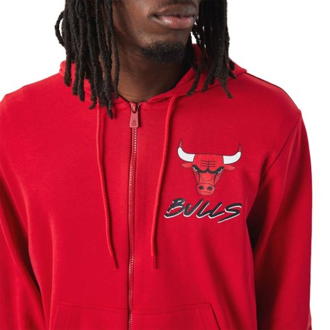NEW ERA FELPA ZIP CHICAGO BULLS