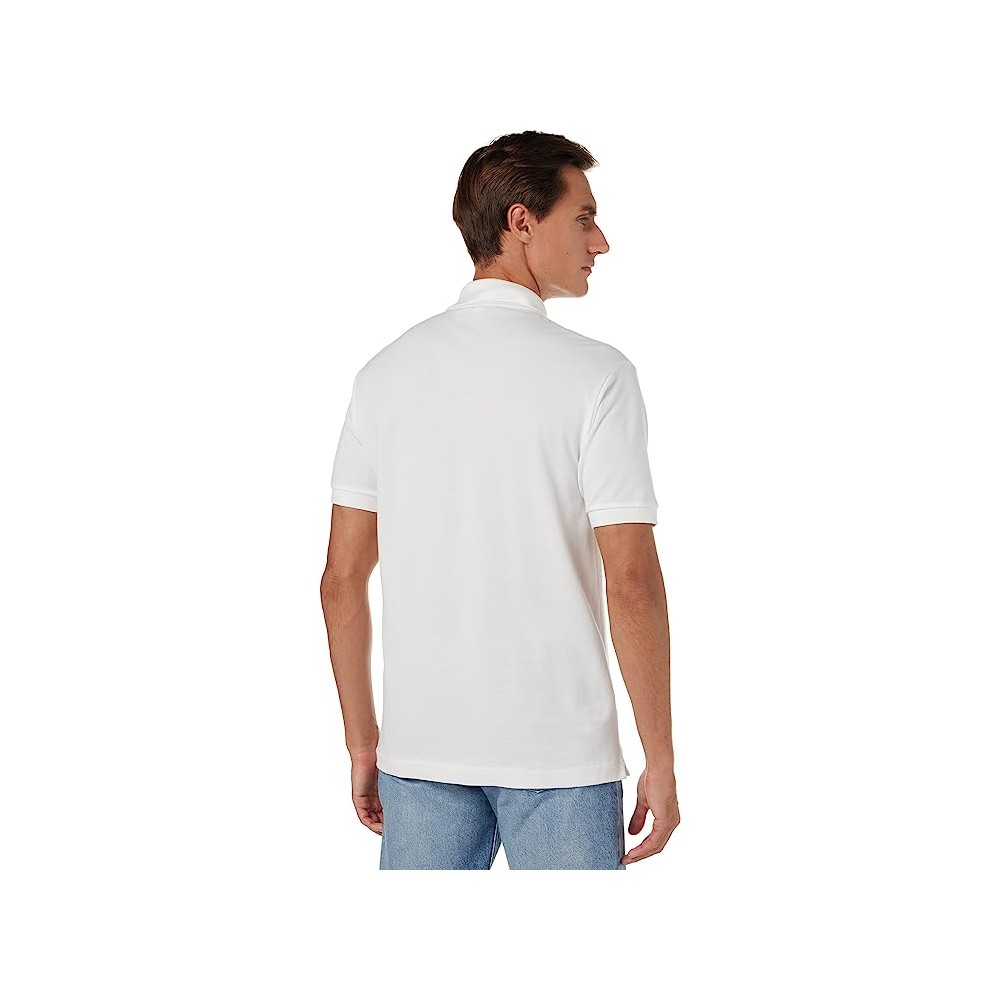 POLO LACOSTE SLIM FIT BIANCO UOMO