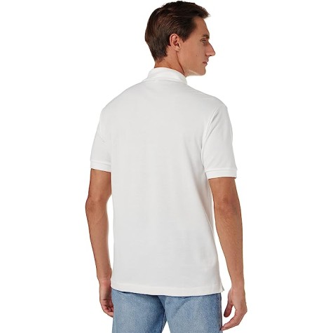 POLO LACOSTE SLIM FIT BIANCO UOMO