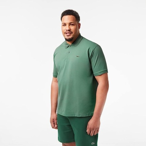 POLO LACOSTE CLASSIC FIT KAKI UOMO
