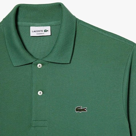 POLO LACOSTE CLASSIC FIT KAKI UOMO