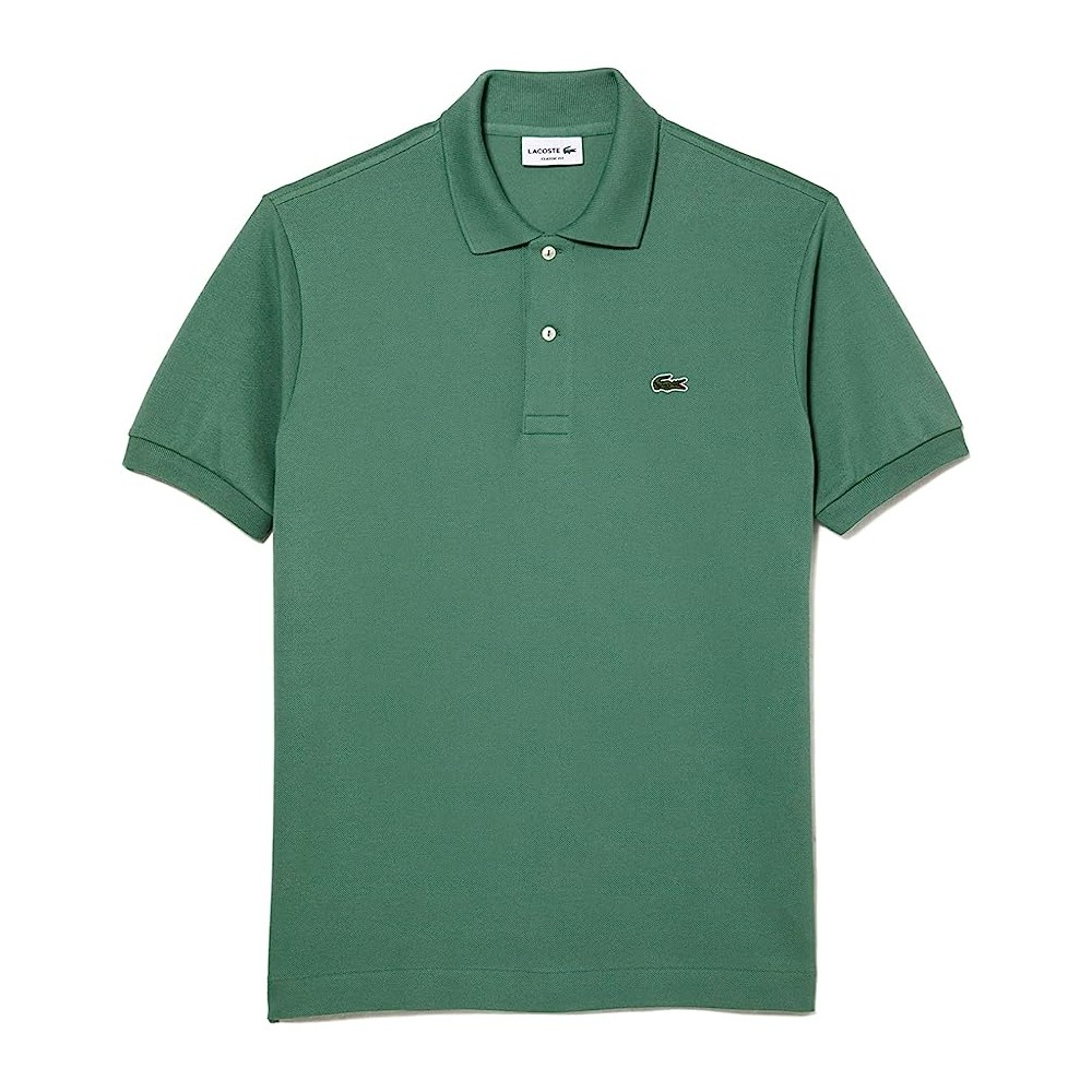 POLO LACOSTE CLASSIC FIT KAKI UOMO