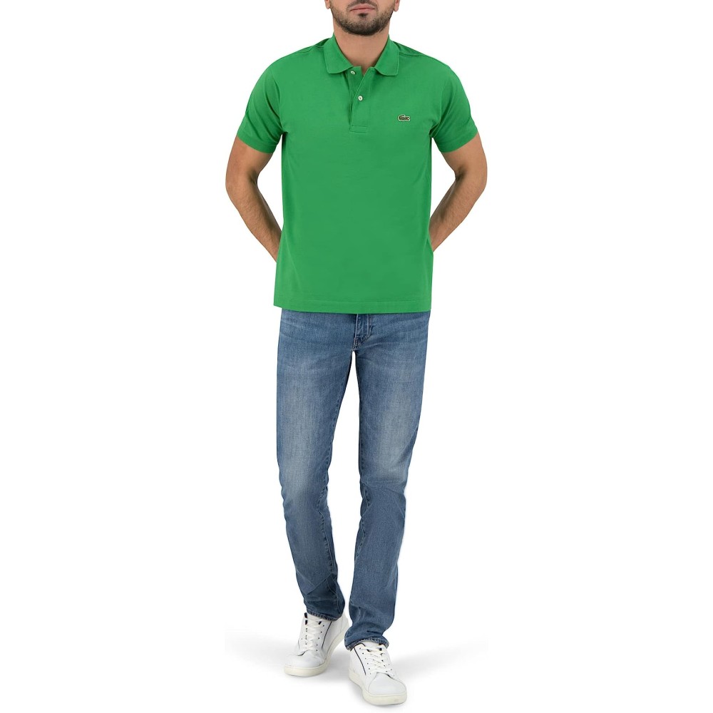 POLO LACOSTE CLASSIC FIT VERT L94 UOMO