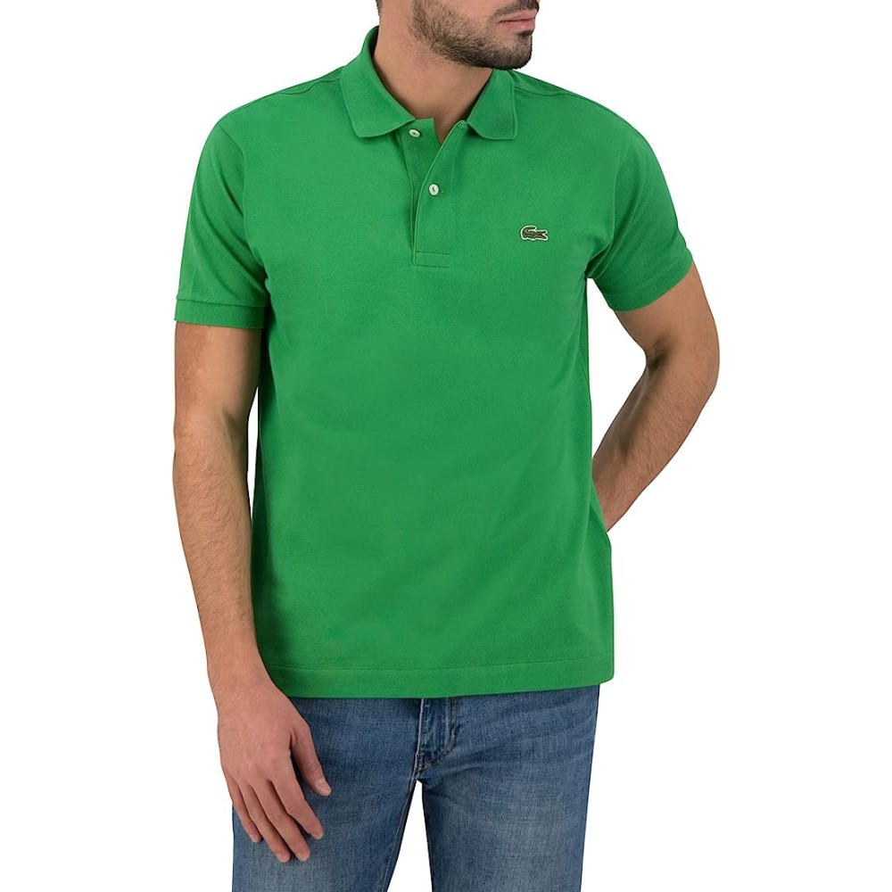 POLO LACOSTE CLASSIC FIT VERT L94 UOMO