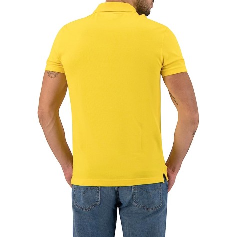 POLO LACOSTE SLIM FIT JAUNE C7T UOMO