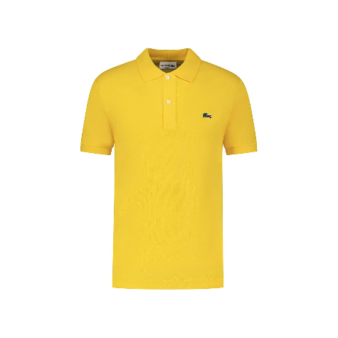 POLO LACOSTE SLIM FIT JAUNE C7T UOMO
