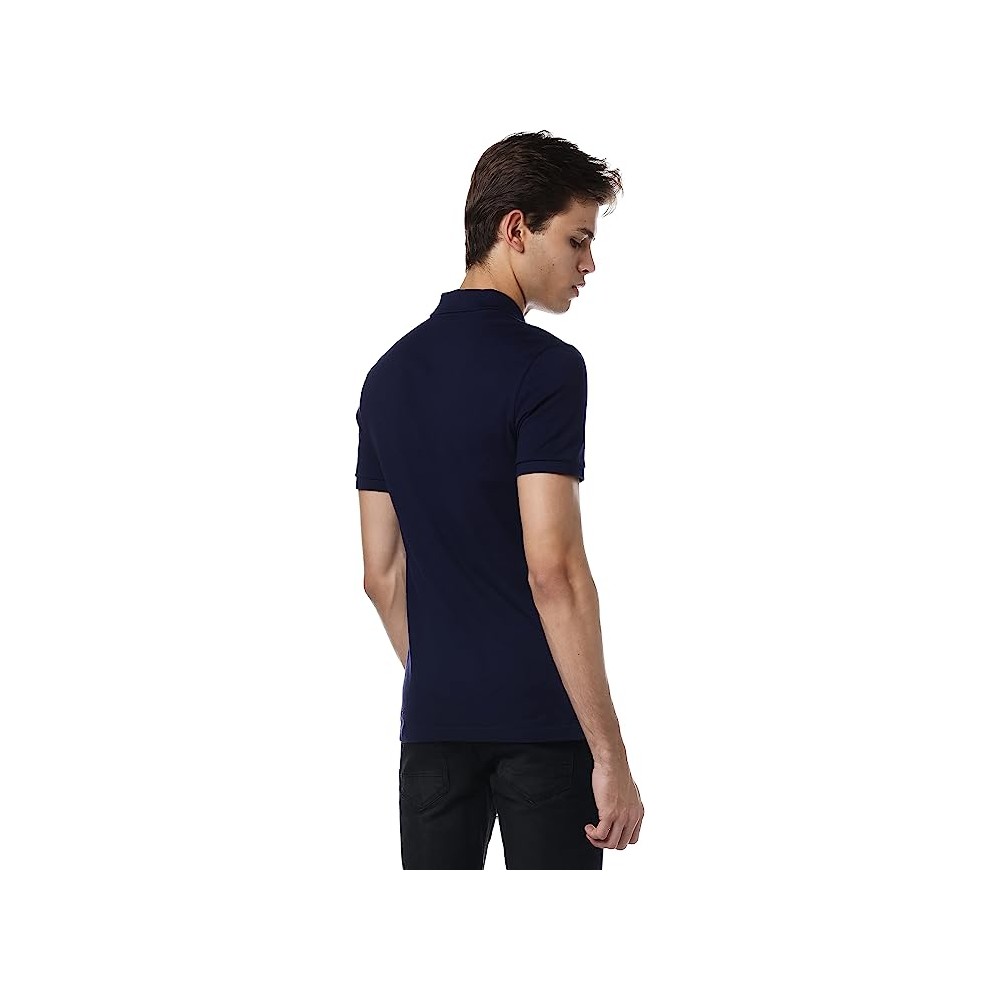 POLO LACOSTE CLASSIC FIT BLEU UOMO