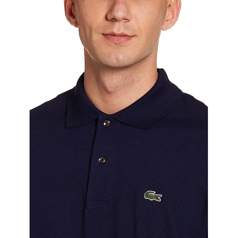 POLO LACOSTE CLASSIC FIT BLEU UOMO