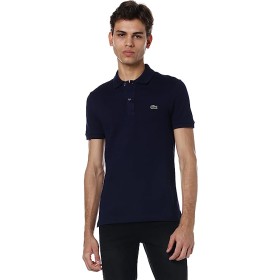 POLO LACOSTE CLASSIC FIT BLEU UOMO