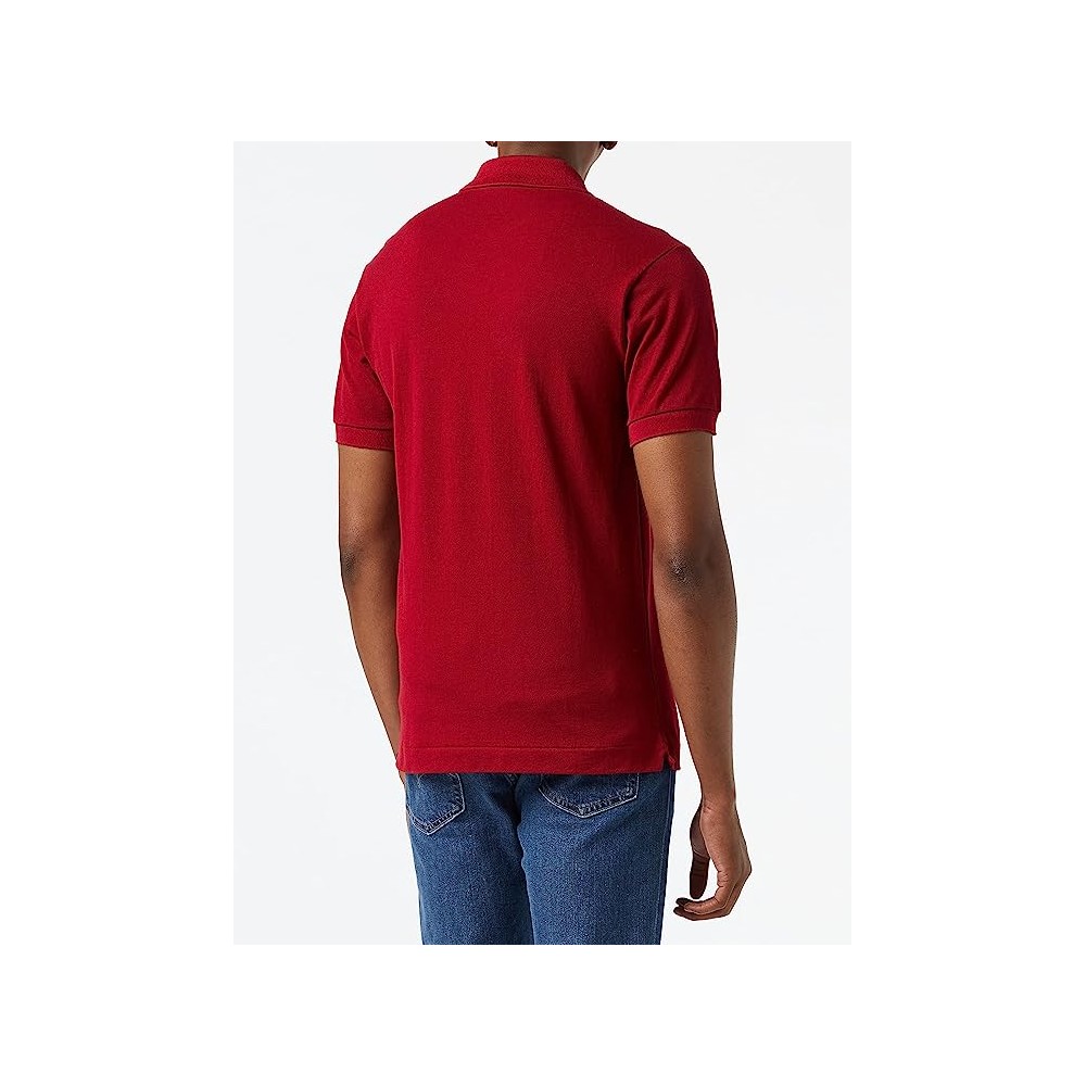 POLO LACOSTE CLASSIC FIT BORDEAUX UOMO