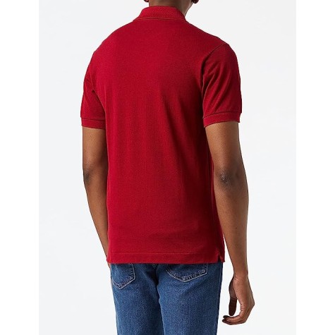 POLO LACOSTE CLASSIC FIT BORDEAUX UOMO