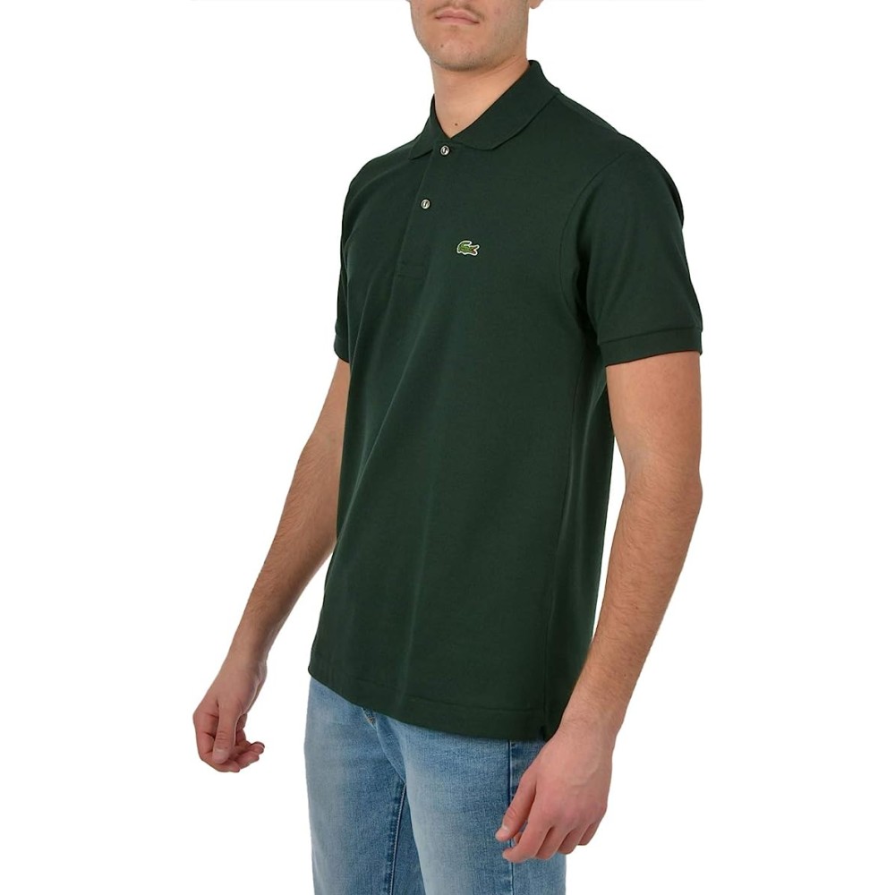 POLO LACOSTE CLASSIC FIT VERT YZP UOMO