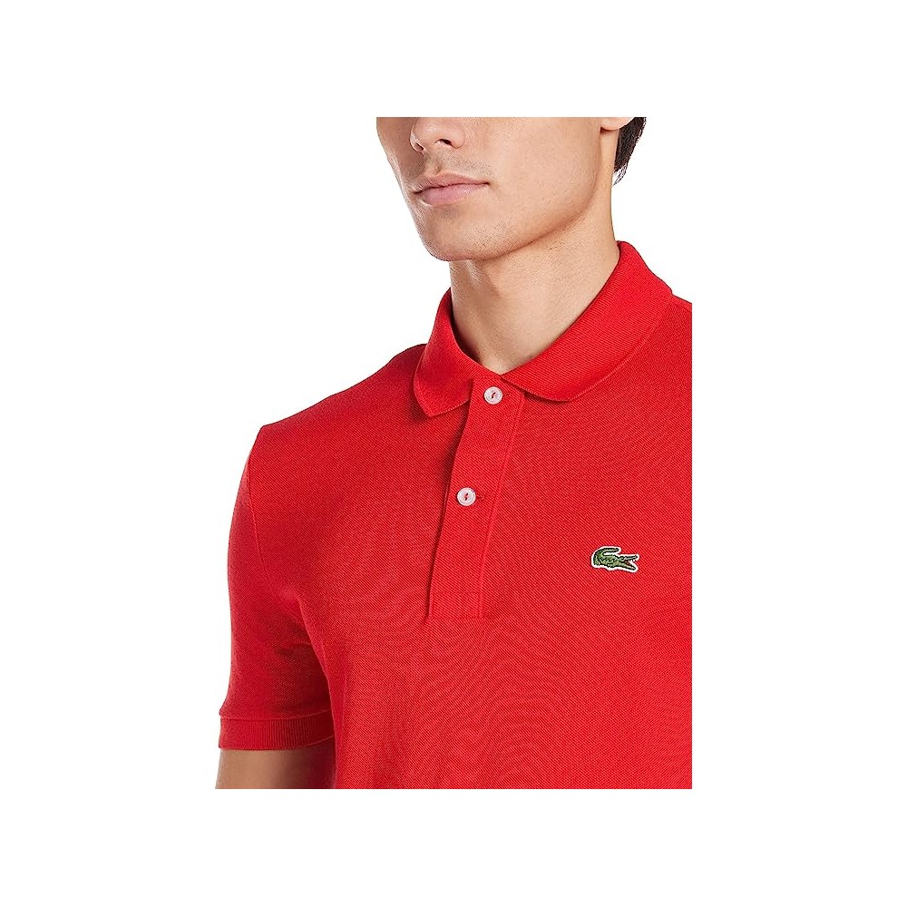 POLO LACOSTE SLIM FIT ROUGE 240 UOMO