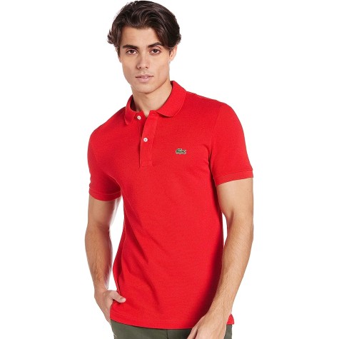 POLO LACOSTE SLIM FIT ROUGE 240 UOMO
