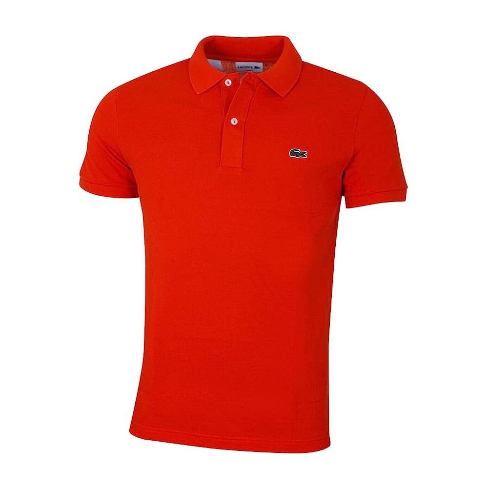 POLO LACOSTE SLIM FIT X50 ORANGE UOMO