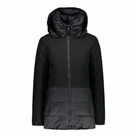 CMP LONG JACKET ZIP HOOD DONNA NERO