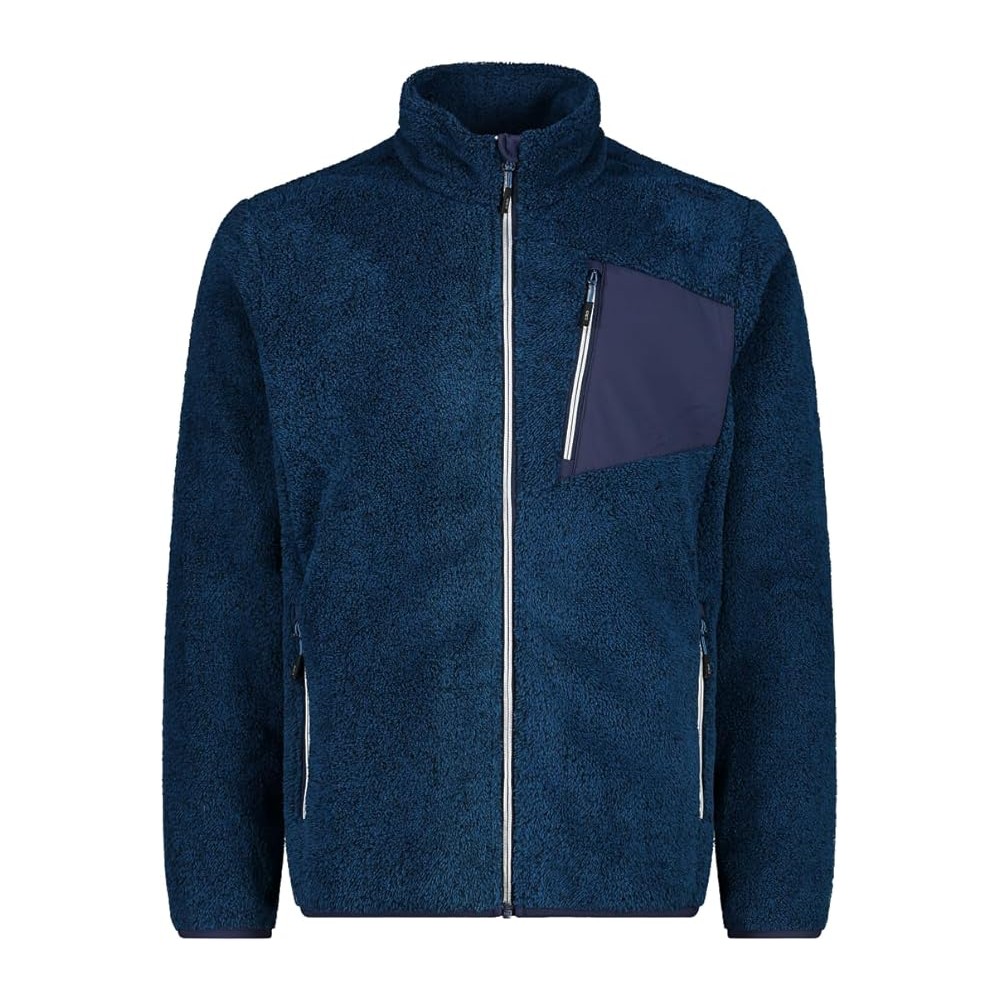 CMP PILE MAN JACKET BLU