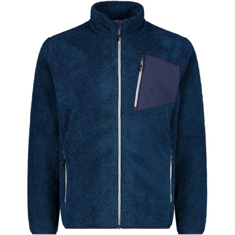 CMP PILE MAN JACKET BLU