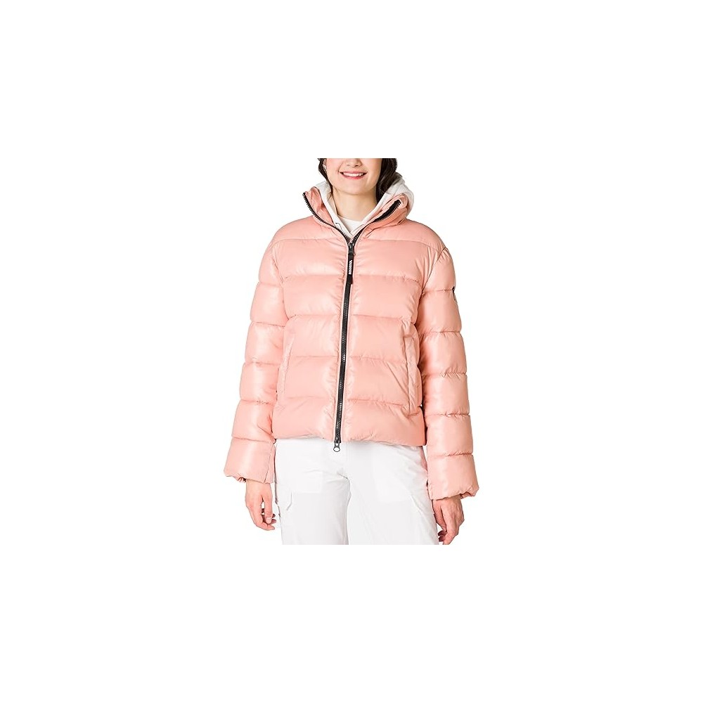 ROSSIGNOL W SHINY BOMBER PASTEL PINK