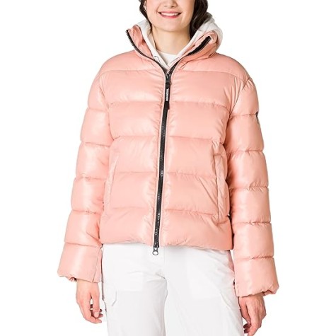 ROSSIGNOL W SHINY BOMBER PASTEL PINK
