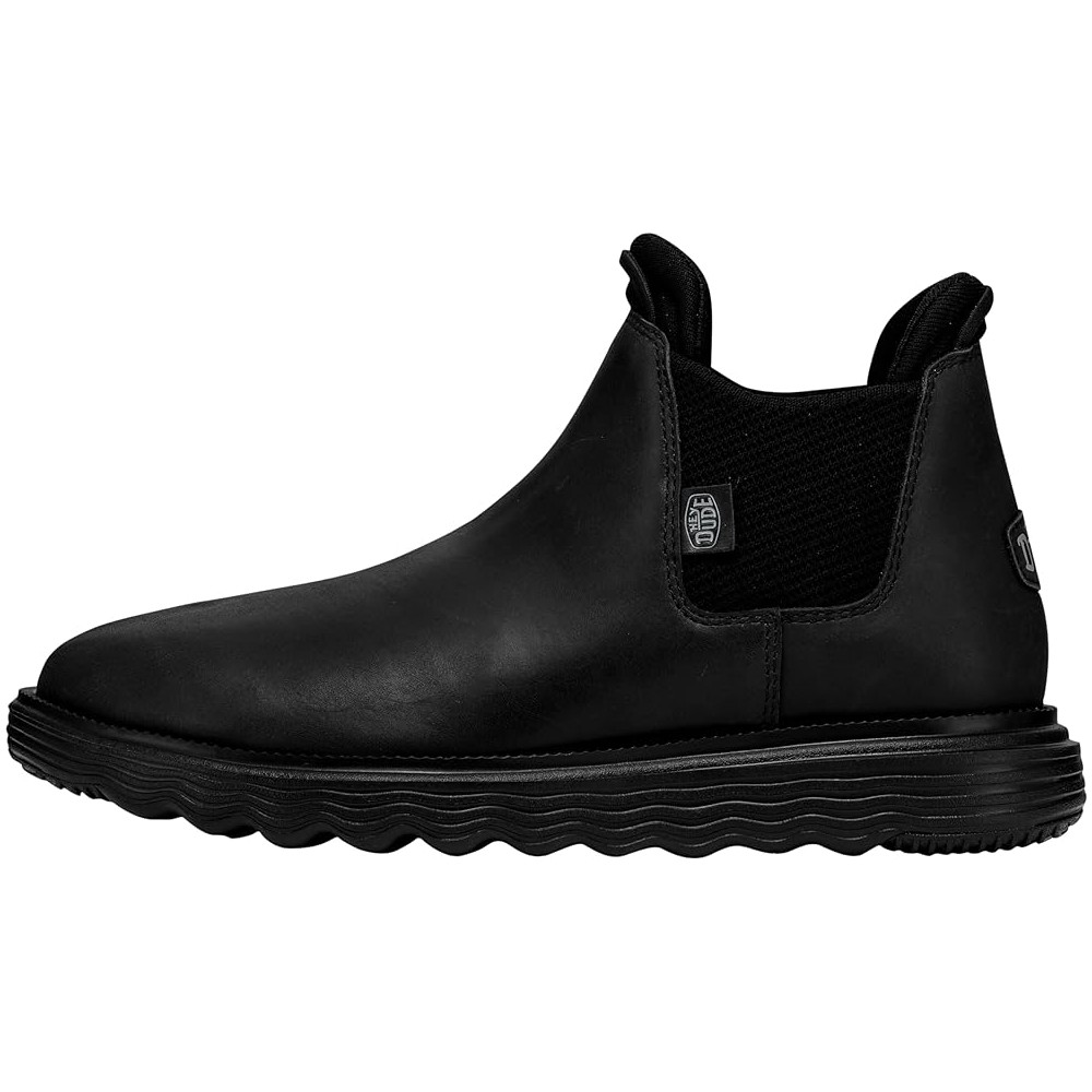 HEY DUDE BRANSON BOOT W CRAFT LEATHER BLACK