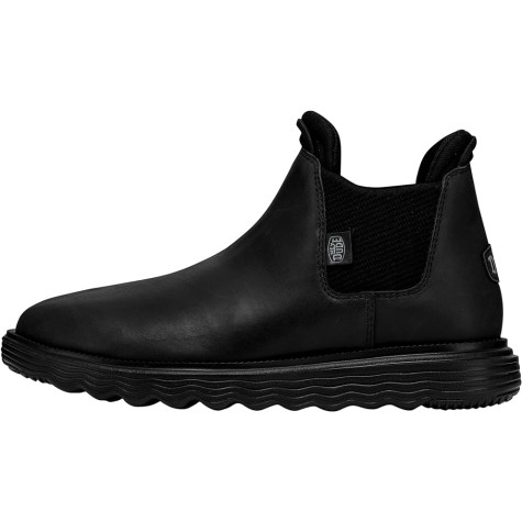 HEY DUDE BRANSON BOOT W CRAFT LEATHER BLACK