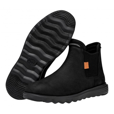 HEY DUDE BRANSON BOOT M CRAFT LEATHER BLACK