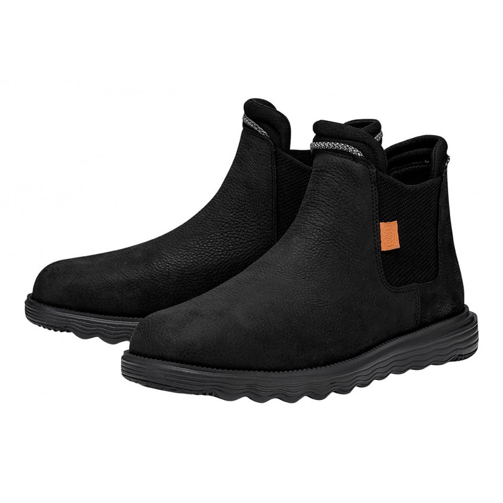 HEY DUDE BRANSON BOOT M CRAFT LEATHER BLACK