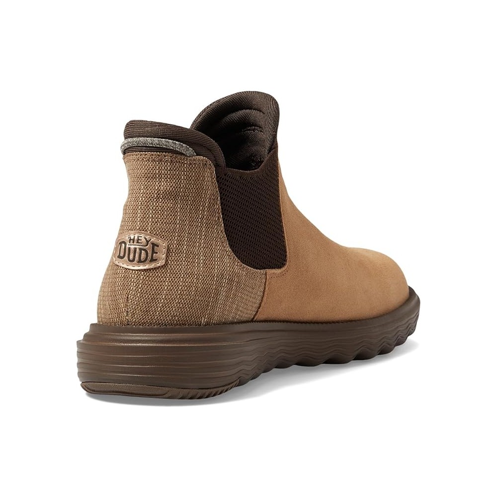 HEY DUDE BRANSON BOOT SUEDE W COGNAC