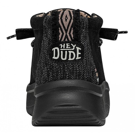 HEY DUDE WENDY PEAK HI SUEDE BLACK