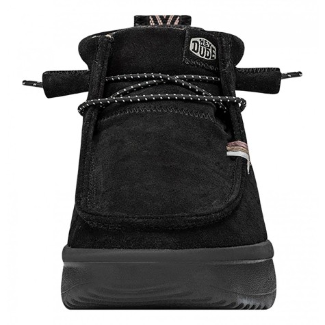 HEY DUDE WENDY PEAK HI SUEDE BLACK