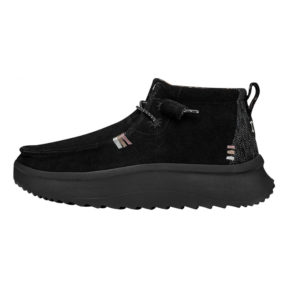 HEY DUDE WENDY PEAK HI SUEDE BLACK