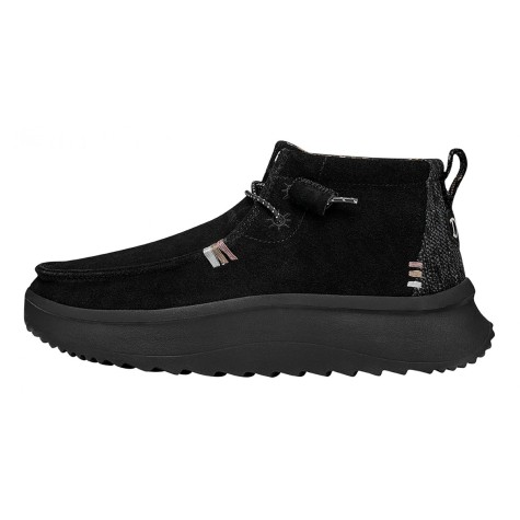 HEY DUDE WENDY PEAK HI SUEDE BLACK