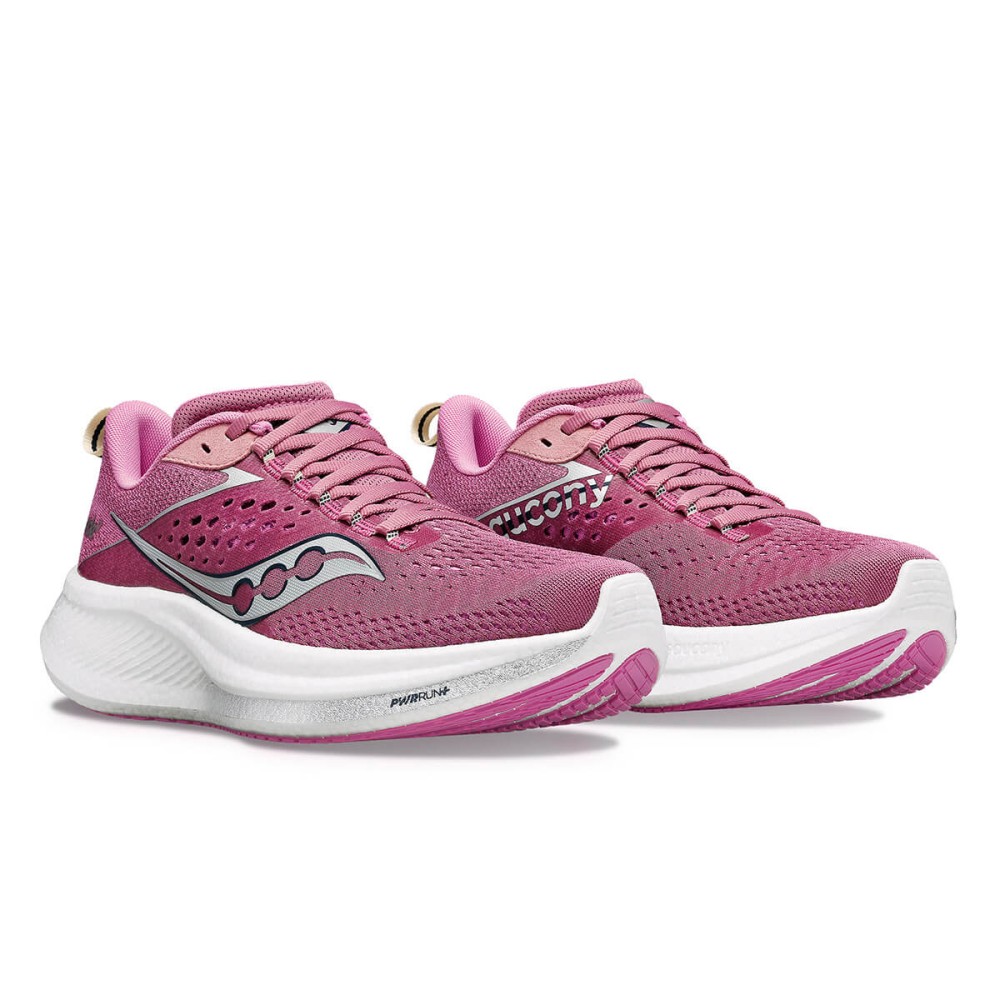 SAUCONY RIDE 17 WOMEN'S ORCHID/SILVER POURPRE