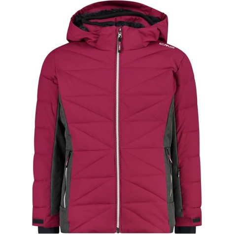 CMP KID JACKET SNAPS HOOD BAMBINA