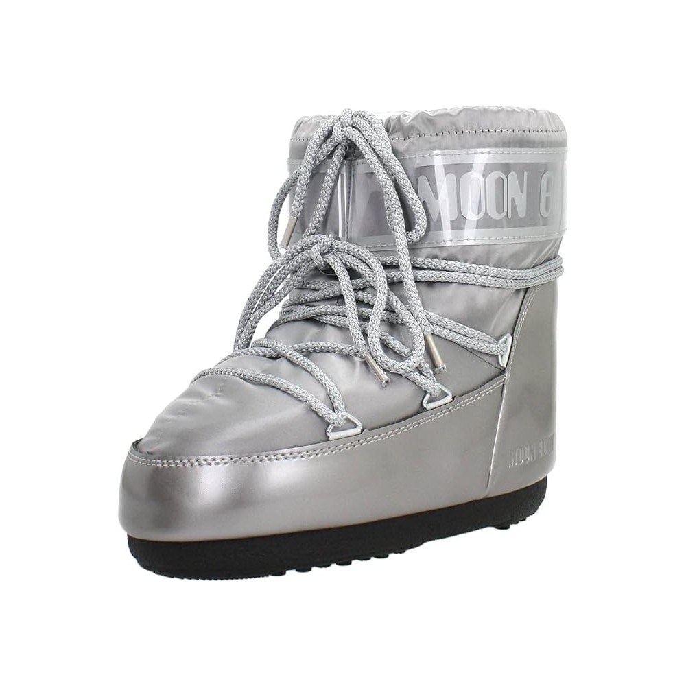 MOON BOOT ICON LOW GLANCE SILVER