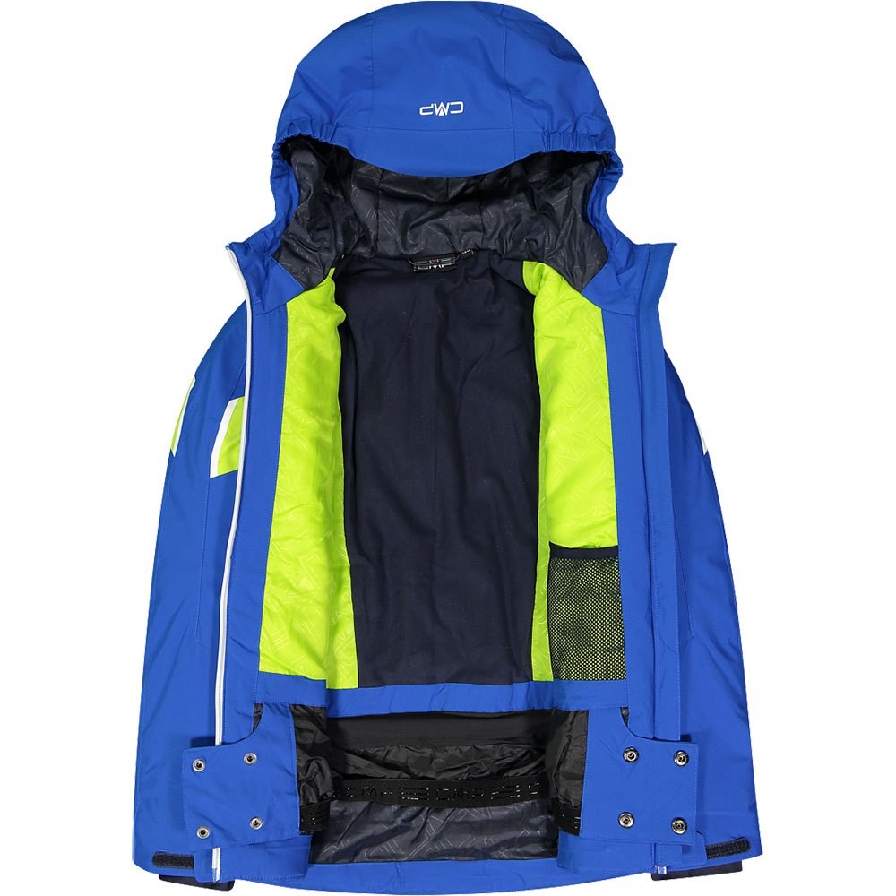 CMP KID JACKET FIX HOOD BLU