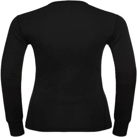 ODLO FITTED WARM MAGLIA TERMICA NERA TECNICA DONNA