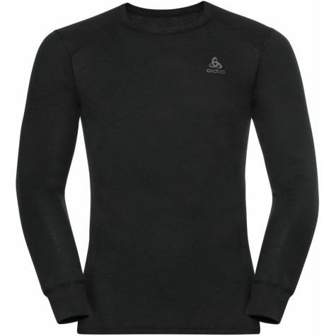 ODLO FITTED CREW NECK NERA TECNICA UOMO
