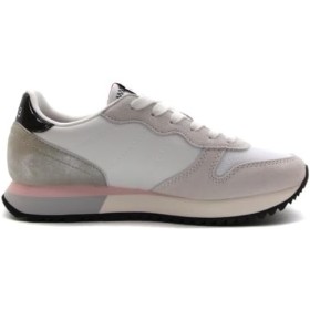 SUN 68 FOOTWEAR STARGIRL GLITTER LOGO BIANCO DONNA 2