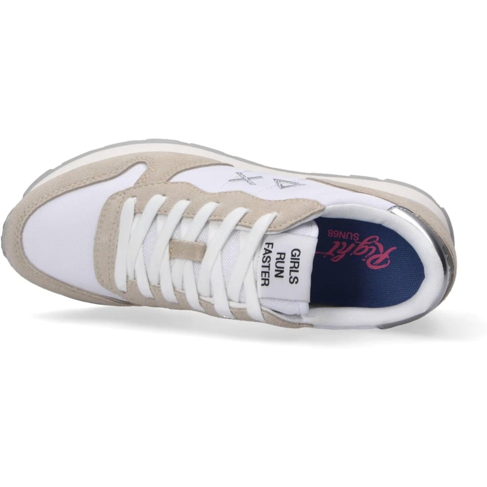 SUN 68 FOOTWEAR ALLY GOLD SILVER BIANCO PANNA